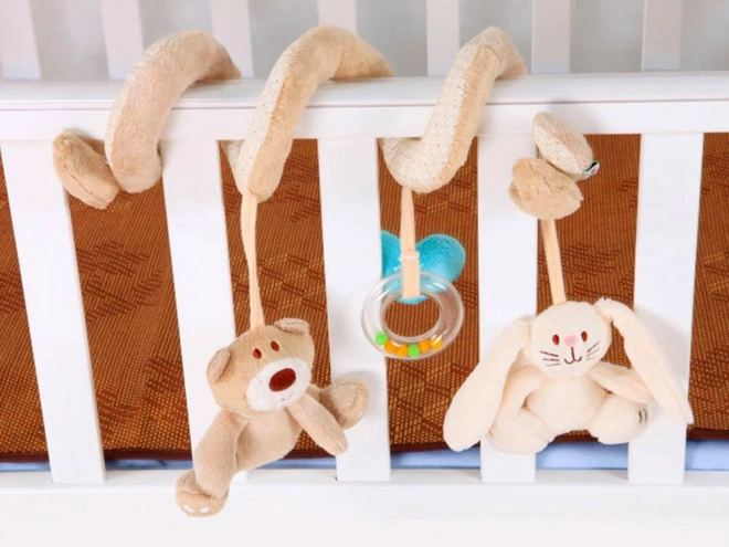 Spirale en peluche pour lit d'enfant ZA4416