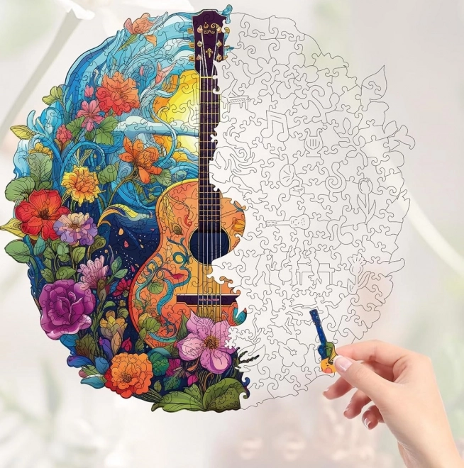 Puzzle en bois Guitare 200 pièces