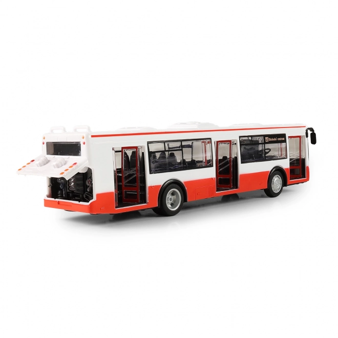 Autobus qui annonce les arrêts en tchèque 28 cm