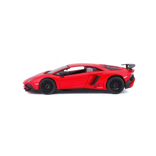 Modèle en métal Bburago Lamborghini Aventador rouge 1:24