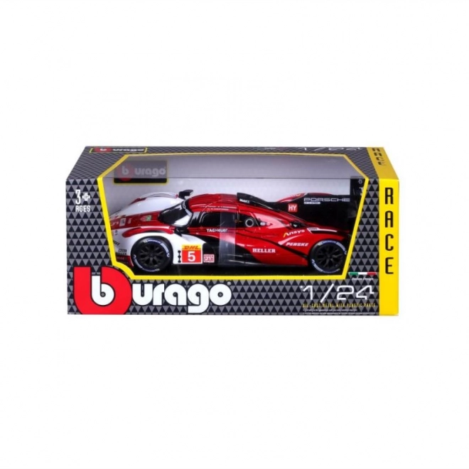 Bburago 1:24 Course - Porsche 963 - Blanc/Rouge #5