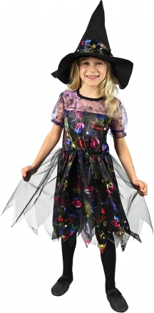 costume de sorcière coloré pour enfant – taille M