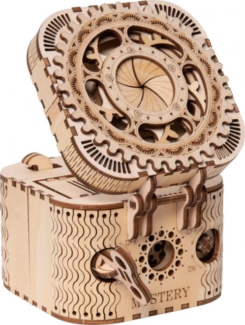 Puzzle mécanique en bois 3D RoboTime Boîte à bijoux