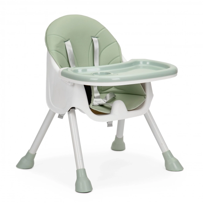 Chaise haute 2en1 avec harnais 5 points ECOTOYS Azure