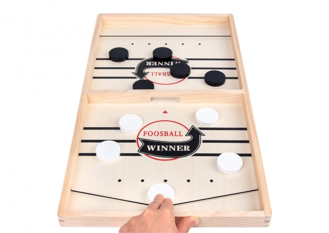 Catapulte de Hockey en Bois Jeu avec Balle 53cm