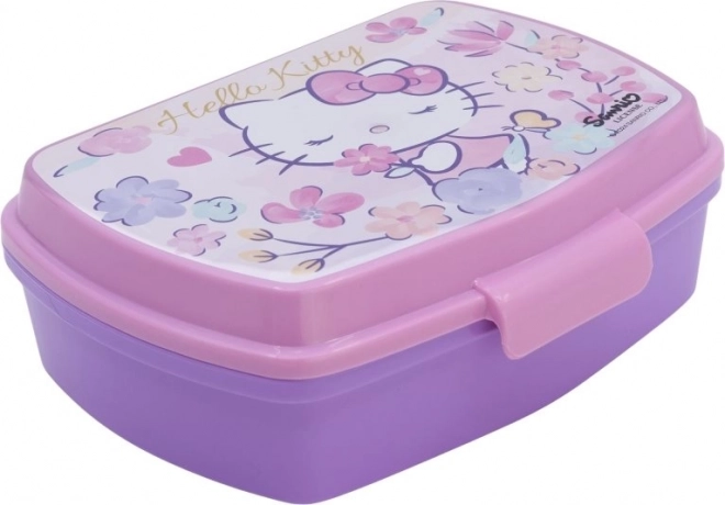 Boîte à goûter en plastique Hello Kitty