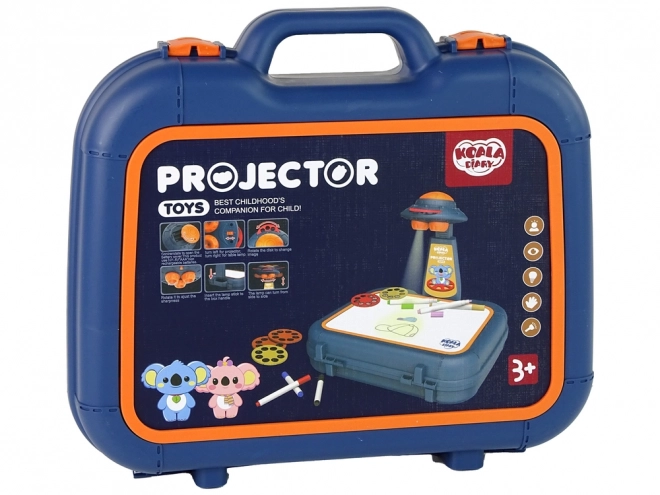 Table de projection en étui Blue Pictures