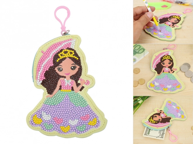 Ensemble créatif avec collage de diamants Princesse