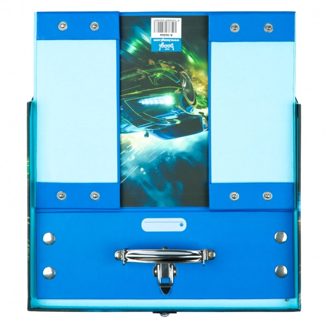 BAAGL Valise scolaire pliable Voiture de course avec ferrures