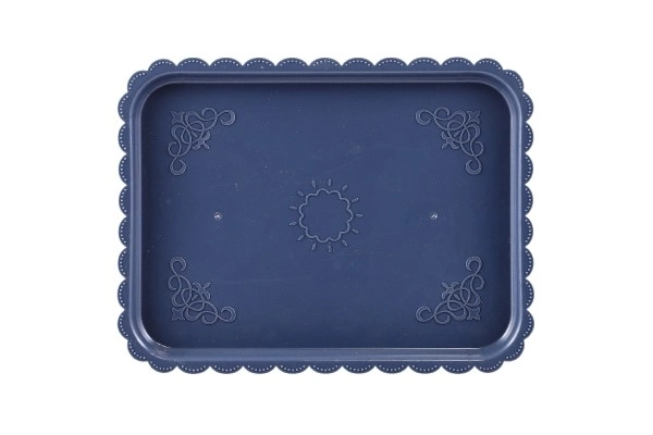 Ensemble de vaisselle et aliments avec plateau en plastique dans un sac 22x30cm