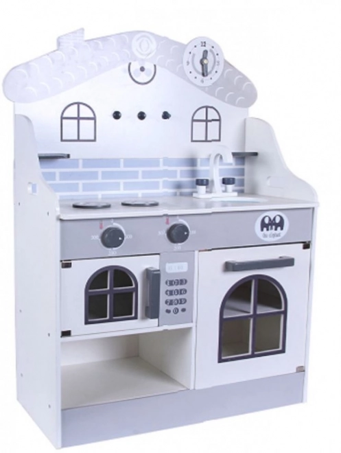 Cuisine en bois avec accessoires Maison