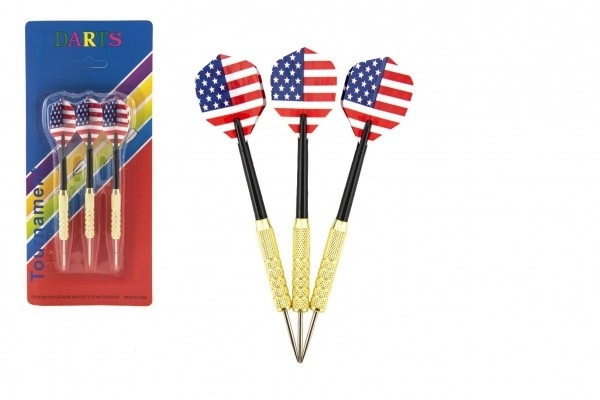 Fléchettes métalliques 15 cm, set de 3 pcs