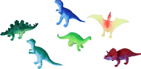 Dinosaure set 6 pcs sur blister