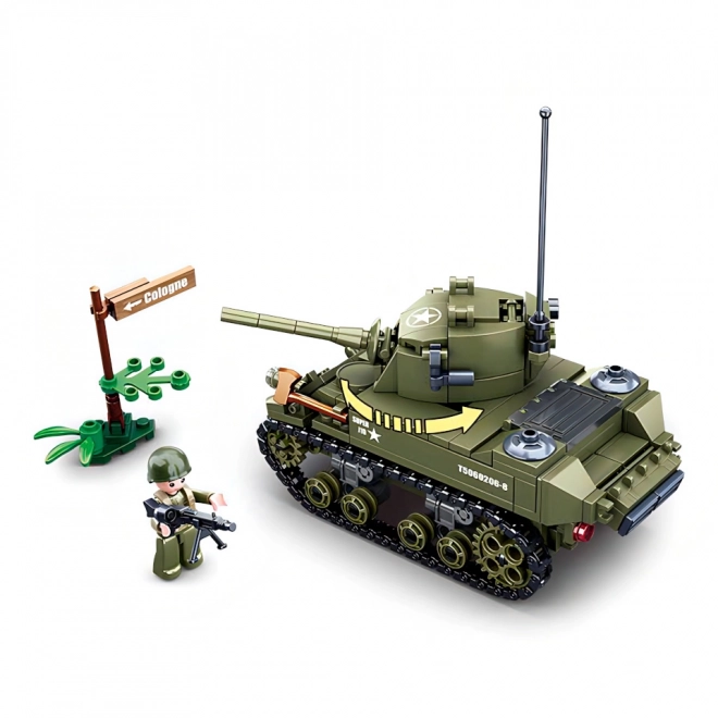 Sluban Armée WW2 M38-B0856 Petit char allié
