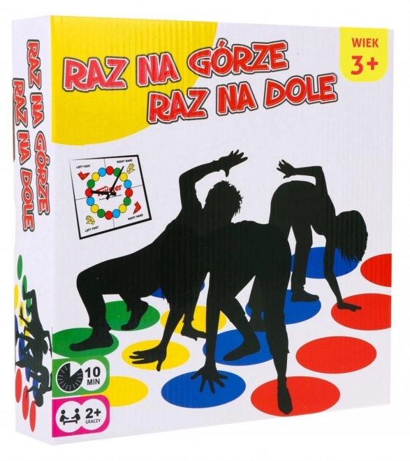 Grande tapis de jeu pour enfants 3+ "Un coup en haut, un coup en bas"