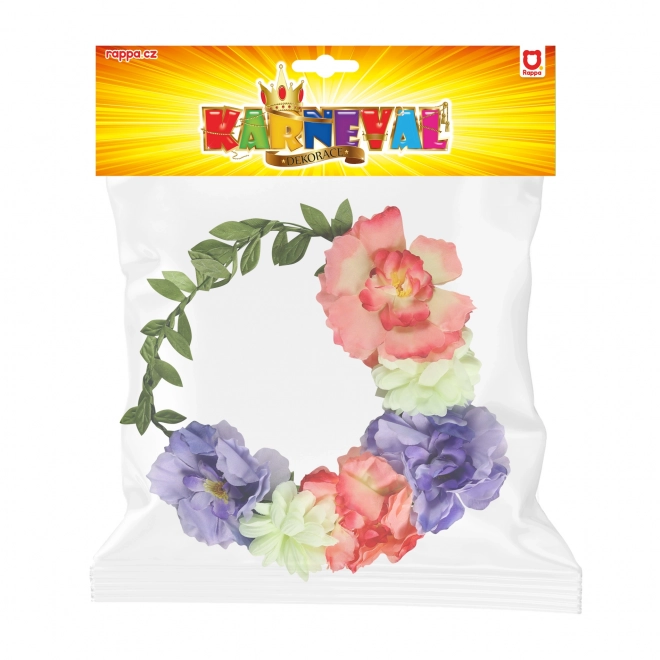 Couronne bandeau avec fleurs colorées