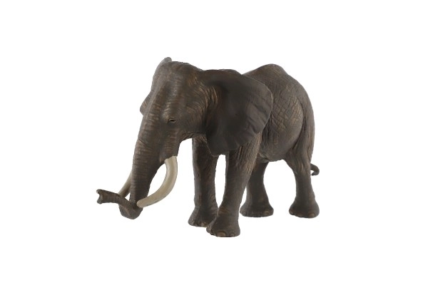 Éléphant d'Afrique en plastique zooted 17cm en sachet