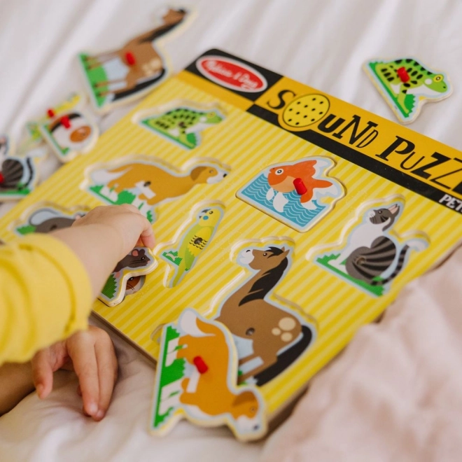 Puzzle sonore - Animaux domestiques