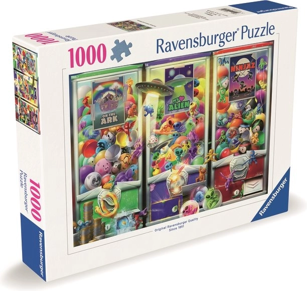 Puzzle Animaux, Extra-Terrestres et Ninjas 1000 Pièces