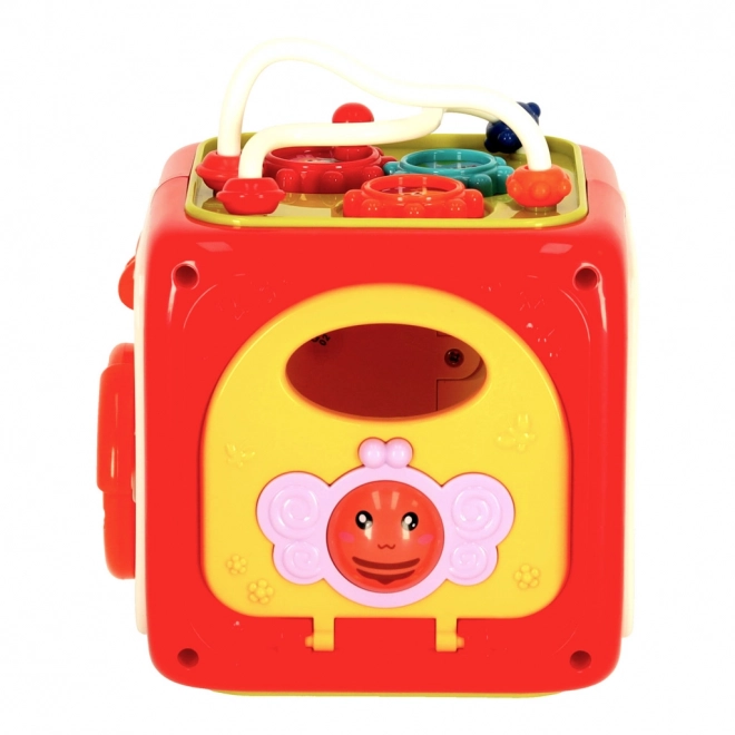 Cube éducatif interactif 6 en 1 Bibi-inn rose