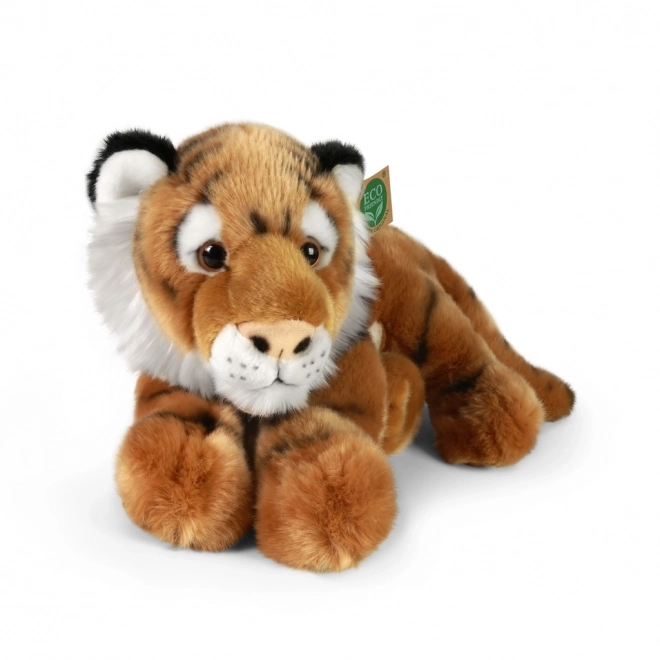 Tigre en peluche couché 36 cm ECO-FRIENDLY
