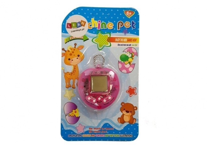 Jeu électronique Tamagotchi Rose avec chaîne courte