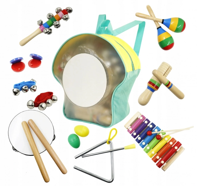 ECOTOYS Set musical dans un sac à dos