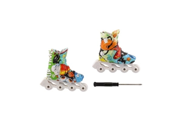 Patins à doigts avec tournevis