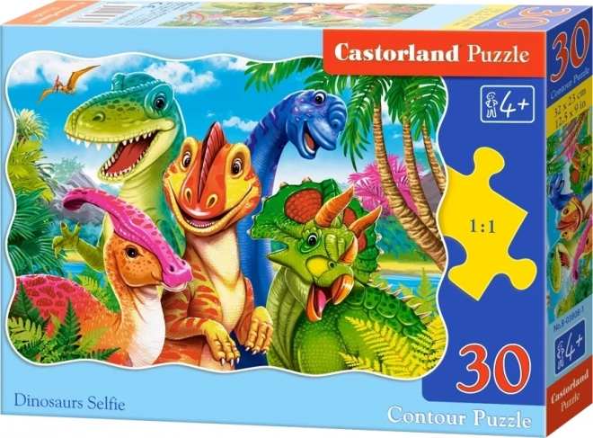 Castorland puzzle Selfie de Dinosaure 30 pièces