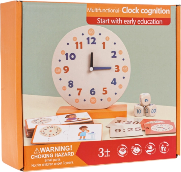 Coffret éducatif Horloge avec accessoires