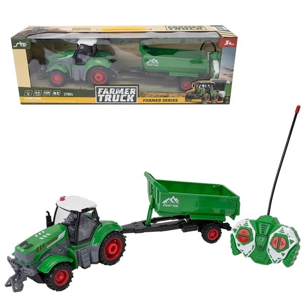 Tracteur RC amusant avec remorque