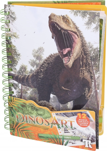 Coloriages à la feuille dinosaures DinosArt
