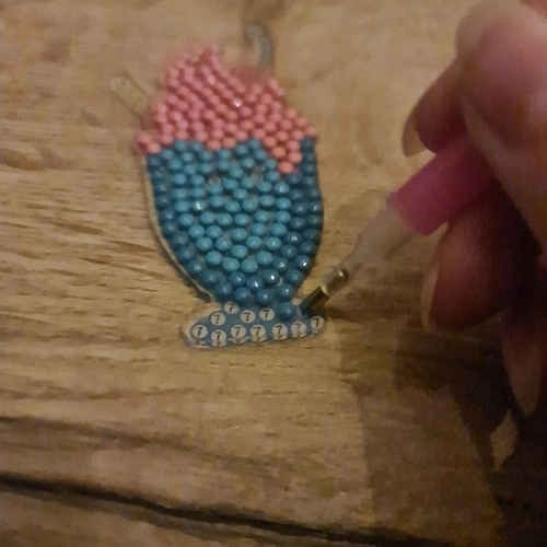 Ensemble de peinture diamantée - porte-clés
