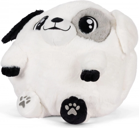 Cozy Noxxiez coussin en peluche chauffant 3 en 1 – chien blanc