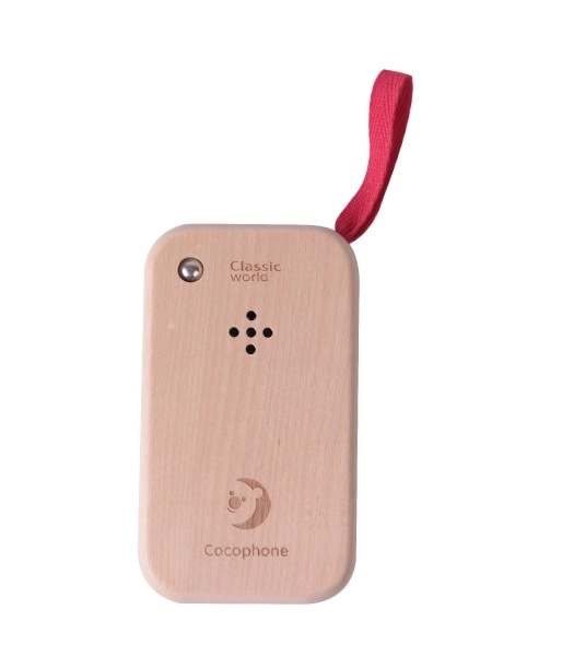 Mon Premier Téléphone Portable en Bois Classique Monde