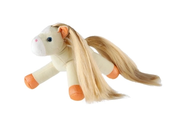 Licorne dans un sac à main - orange 18 cm