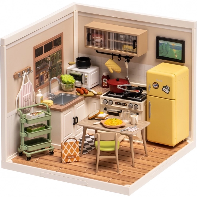 Miniature RoboTime Maison de Poupée Cuisine de Happy Meals