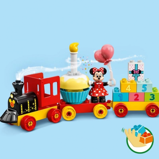 LEGO 10941 DUPLO Train d’anniversaire de Mickey et Minnie
