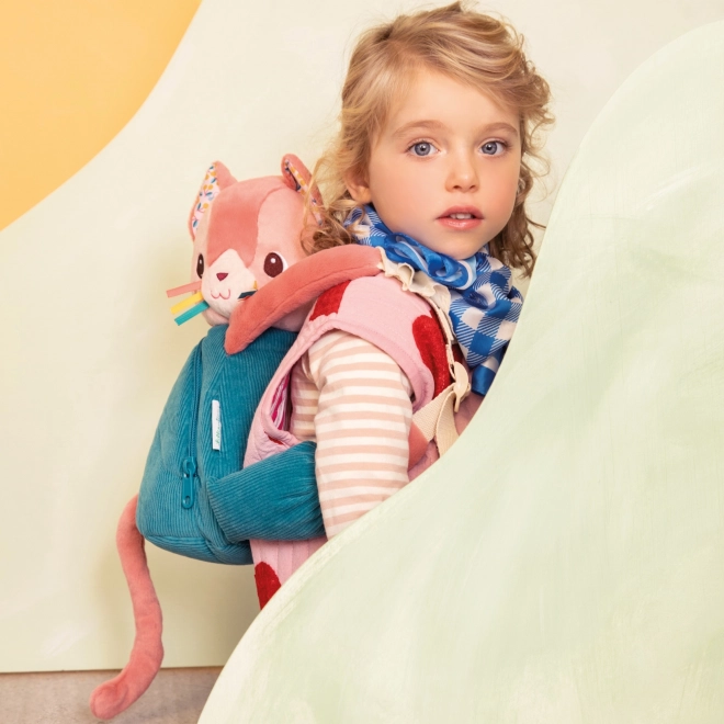Petit sac à dos doux Chat Jeanne de Lilliputiens