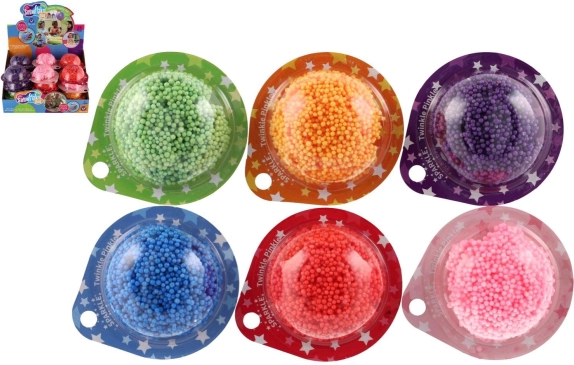 Pâte à modeler à billes - mélange de couleurs