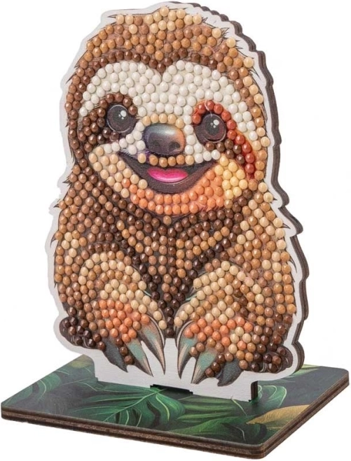 Peinture diamant Jungle : Paresseux