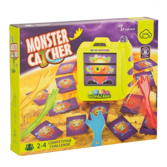 Jeu d'attraper des monstres pour les enfants sur l'observation et l'entrainement de la mémoire