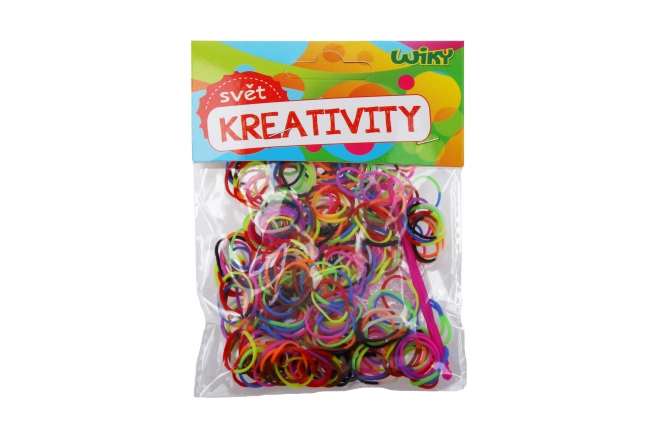 Élastiques magiques bicolores, mélange de couleurs 300 pcs + accessoires