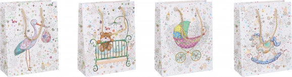 Sac cadeau pour enfant, taille S (23 × 18 × 8 cm)