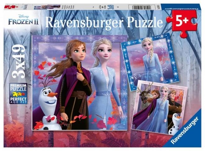 Puzzle Ravensburger La Reine des Neiges 2 : Le Voyage 3x49 pièces