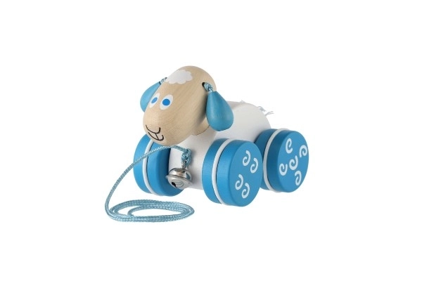 Mouton en bois à tirer