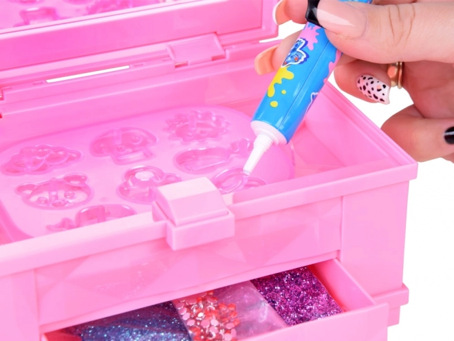Kit créatif pour fabriquer des bijoux avec des gels magiques