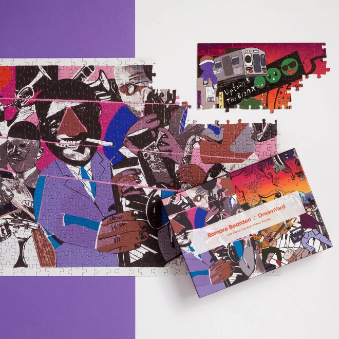 Puzzle double face Romare Bearden x DreamYard 500 pièces