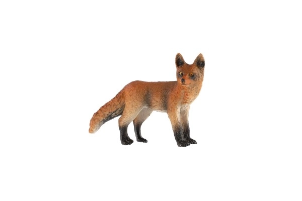 Figurine renard en plastique 9 cm