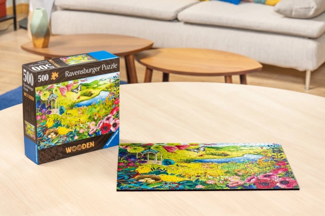 Puzzle en bois Jardin Sauvage 500 pièces